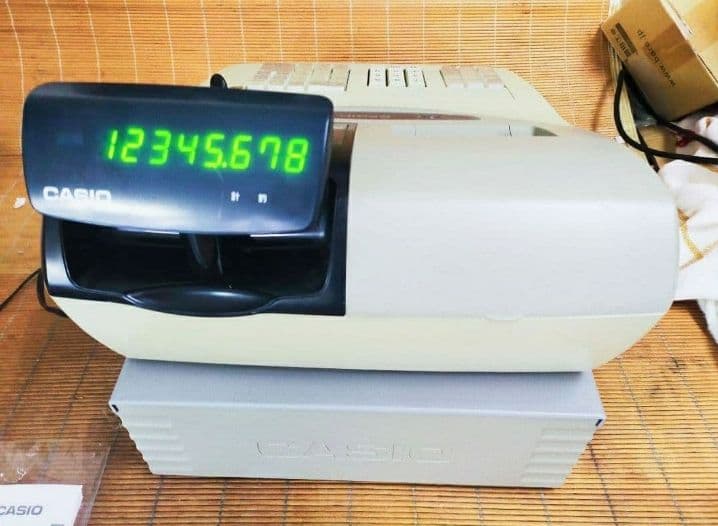 カシオレジスター　TE-120　フル設定込み　送料無料　人気機種　400000