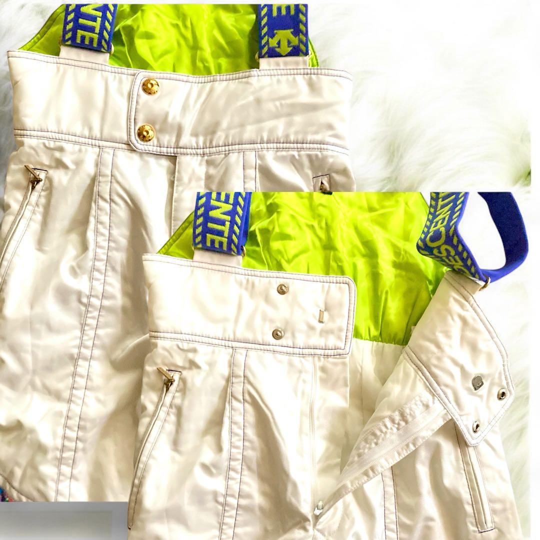 【美品 お値下げ】デサント スキーウェア 上下 M 手袋付 DESCENTE