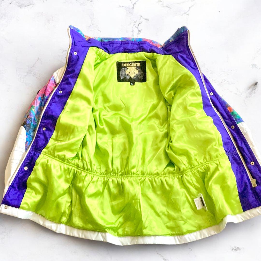 【美品 お値下げ】デサント スキーウェア 上下 M 手袋付 DESCENTE