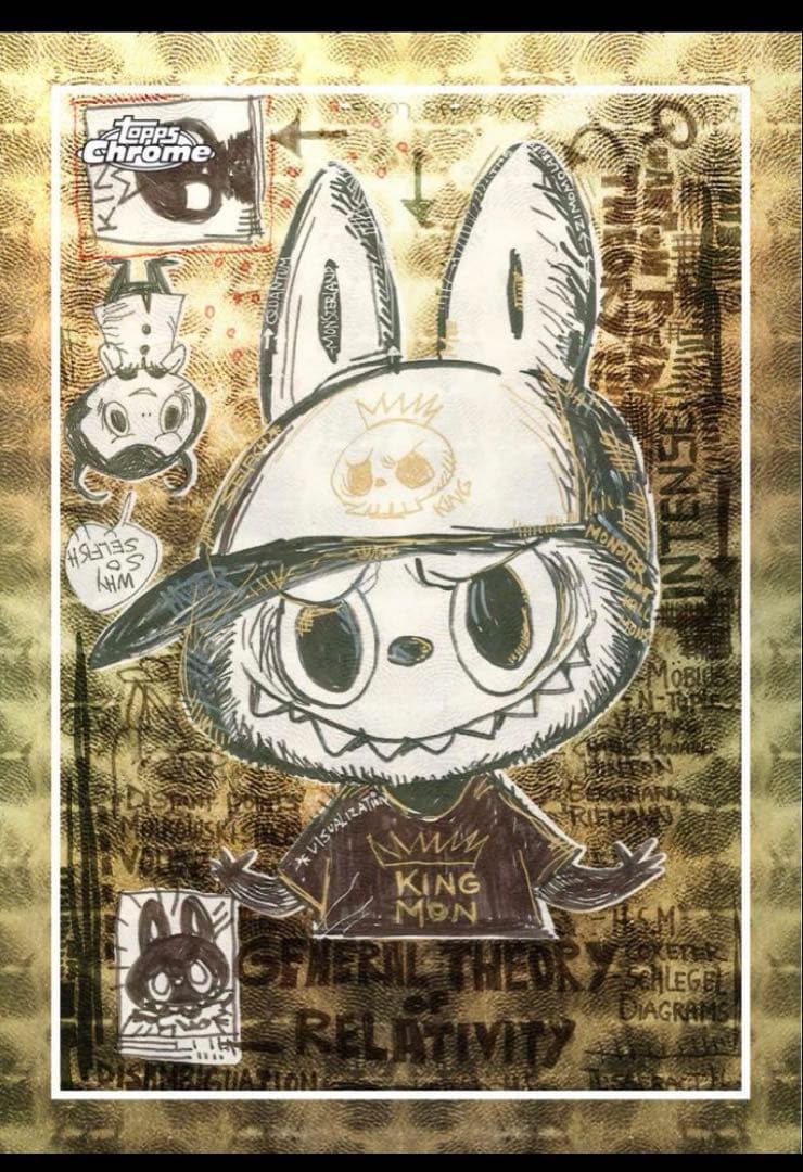 Topps Chrome 10周年記念ボックス ラブブ カード
