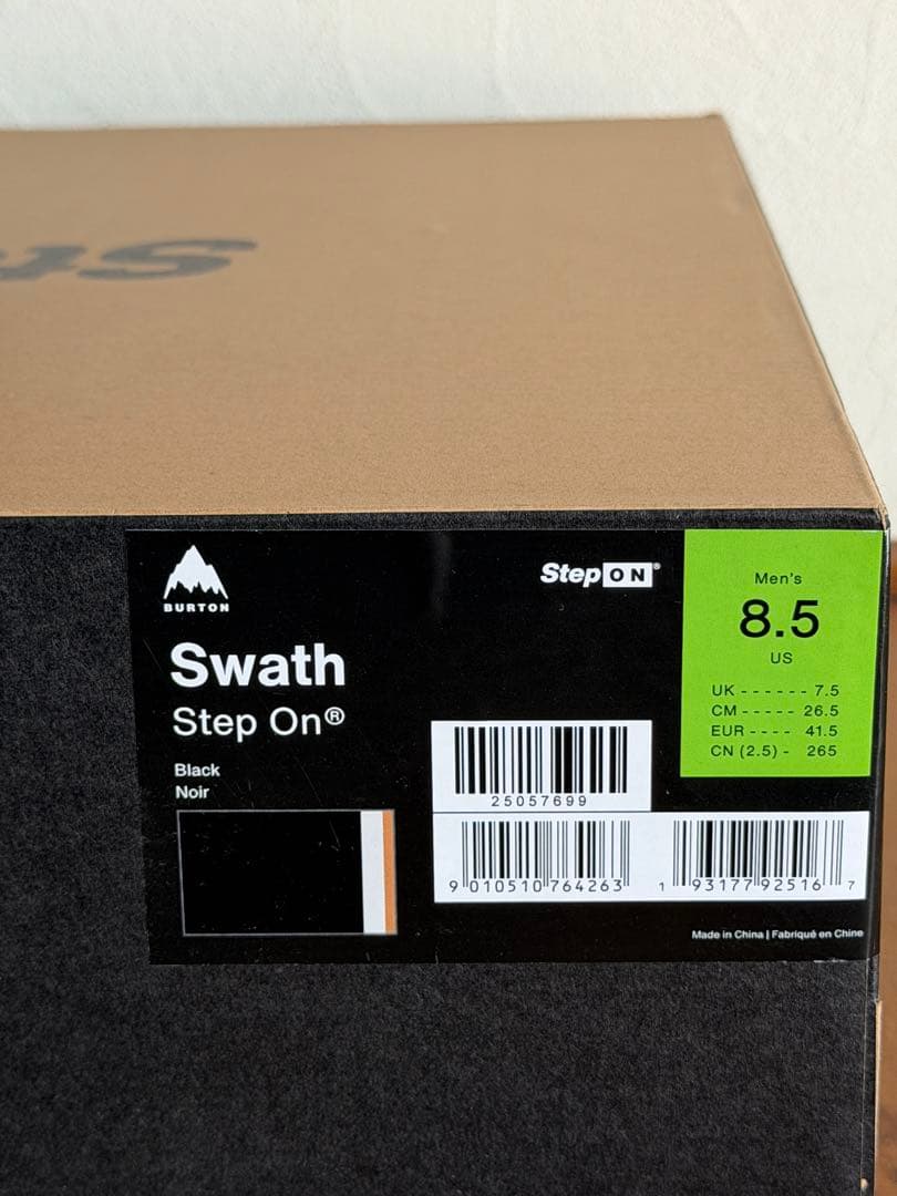 Burton ステップオン　Swath 26.5cm 右足