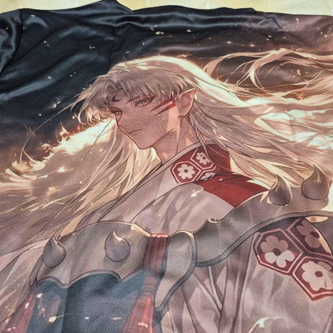 犬夜叉アニメキャラクターTシャツ 100%ポリエステルXL
