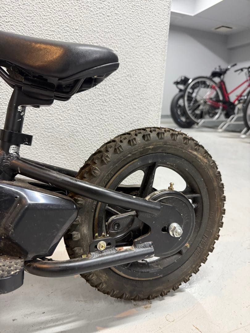 子供用電動自転車 12 ブラック　(dirt bike)