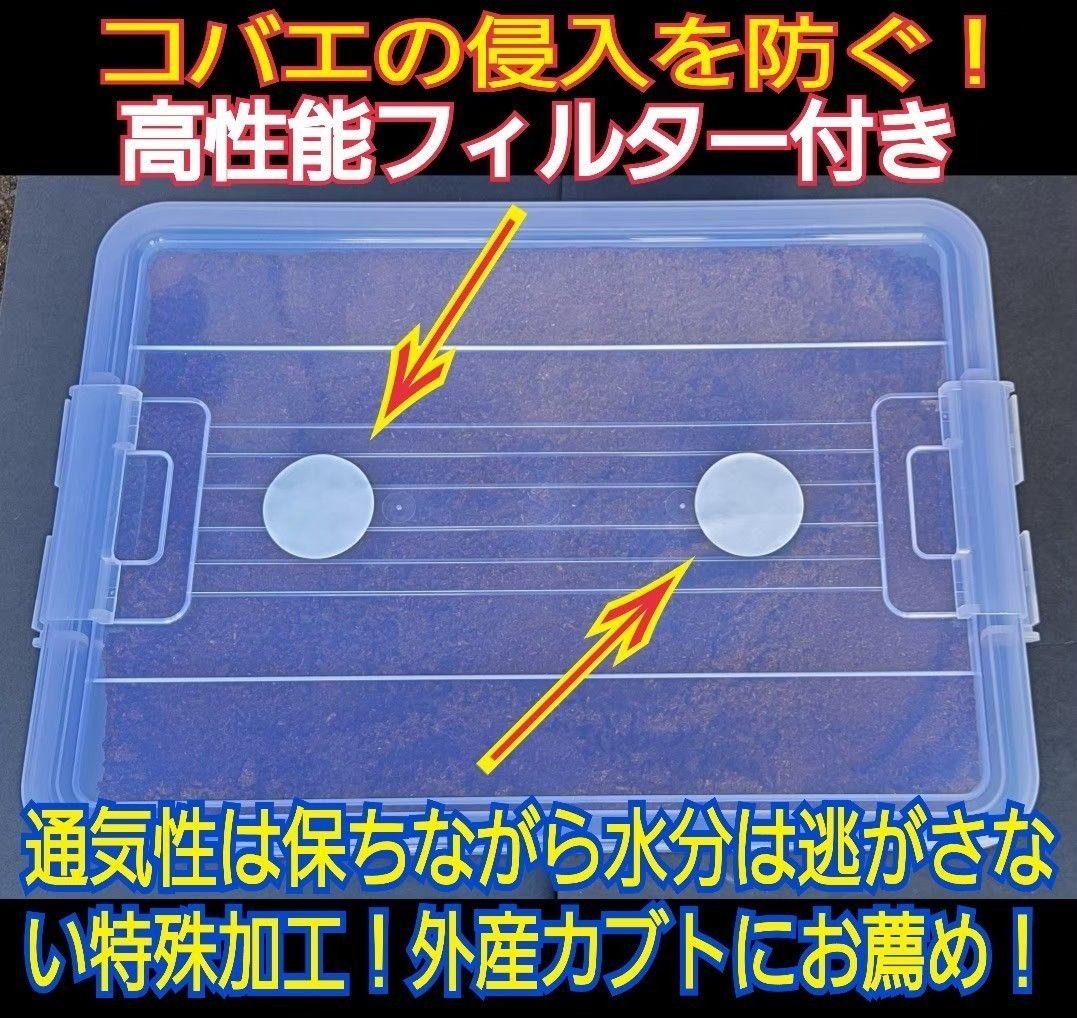 20Lボックス【2セット】プレミアム発酵マット入☆カブトムシ幼虫を入れるだけ！