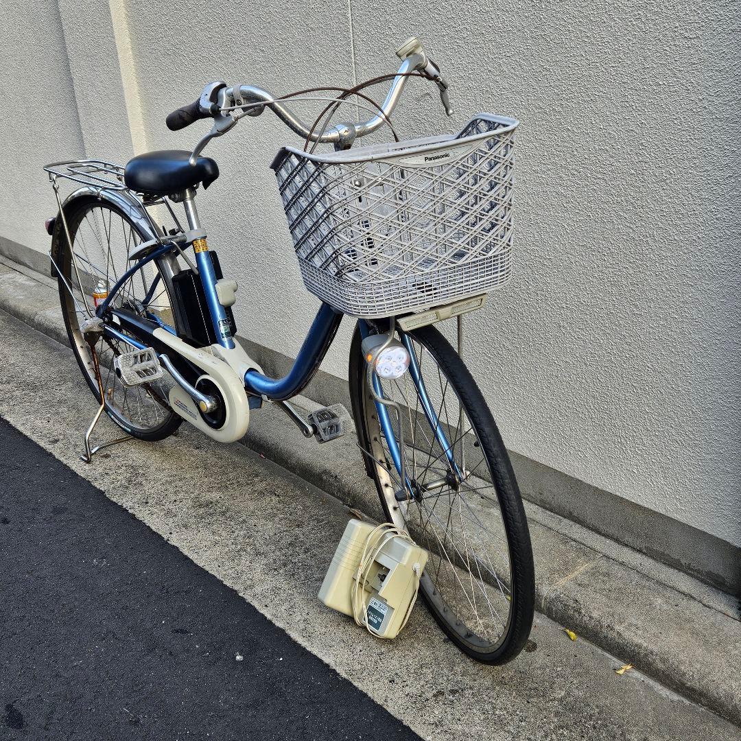 パナソニック♪電動アシスト自転車♪ViVi♪爽やかなブルー