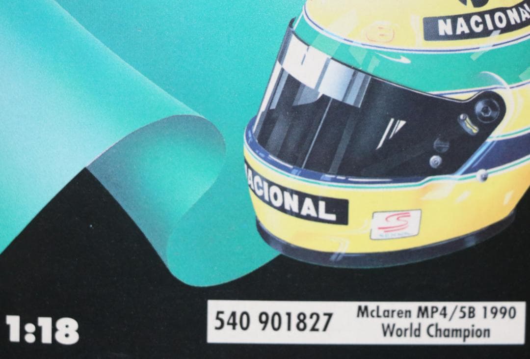 ビックスケール１／1８マクラーレン・ホンダMP4／5Ｂ　セナ・コレクション中古品