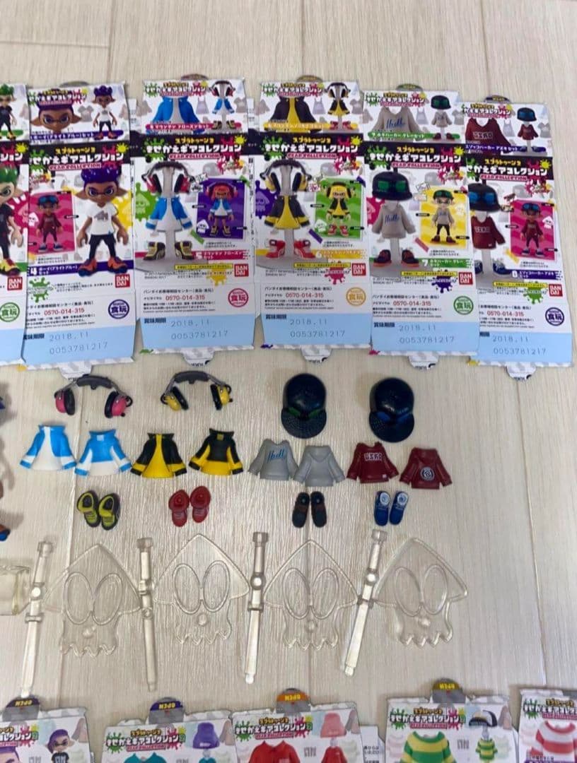 スプラトゥーン2 きせかえギアコレクション1、2 完品 箱付き 16個セット