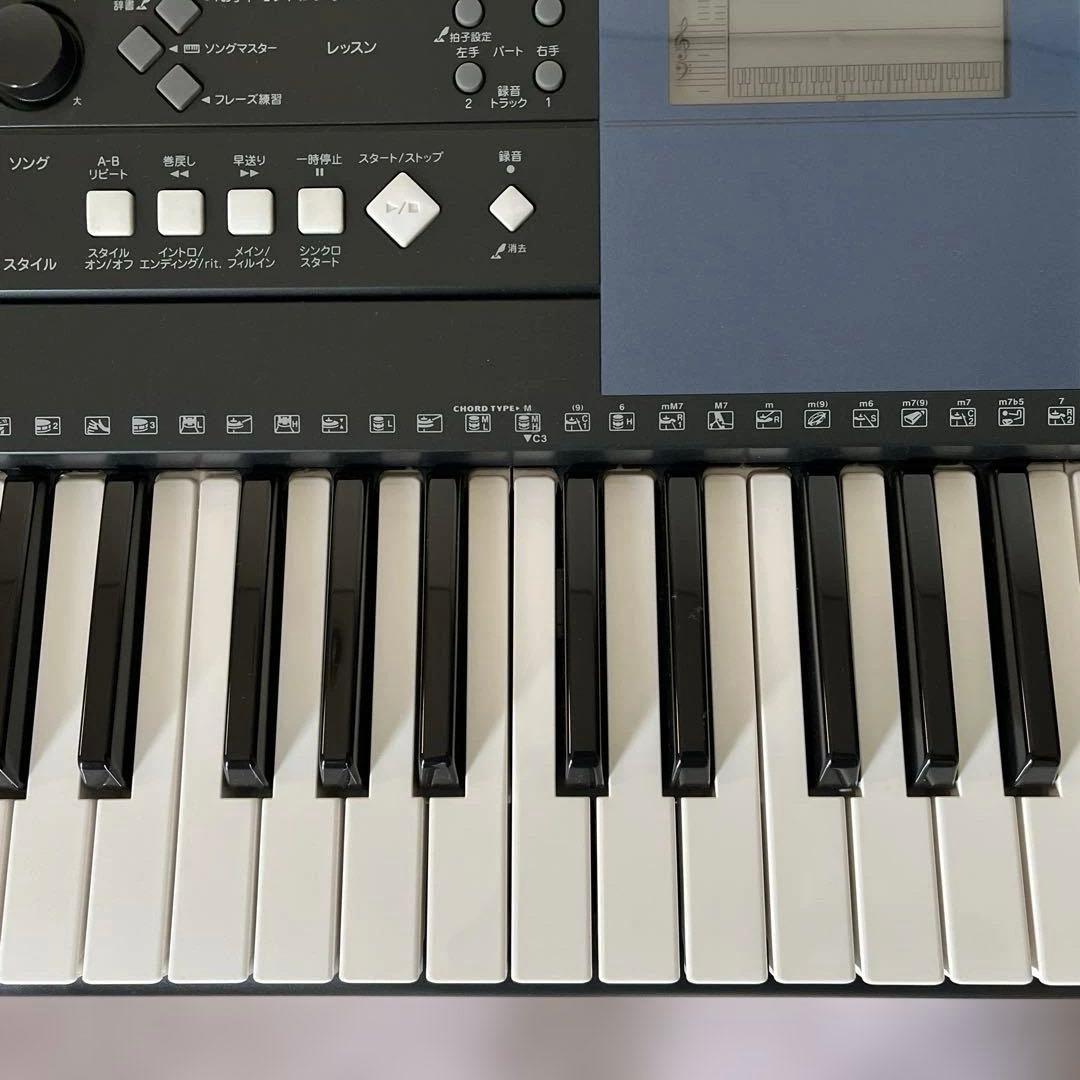 YAMAHA 電子キーボード PSR-333 スタンド付き ソングブック付き