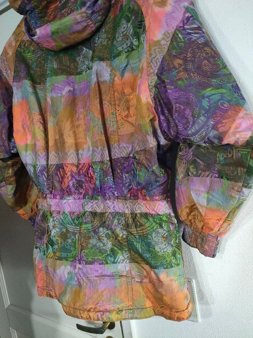 希少8090sレトロアーカイブ✦EMMEGIエンメジ　パッチワークアートブルゾン