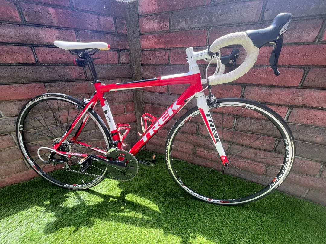 TREK ALPHA2.3 52cm レッド/ホワイト　アルミ