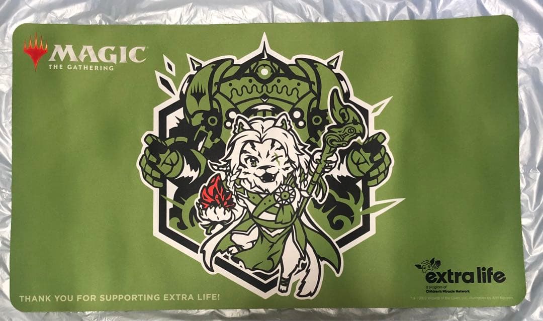 mtg プレイマット アジャニ extra life
