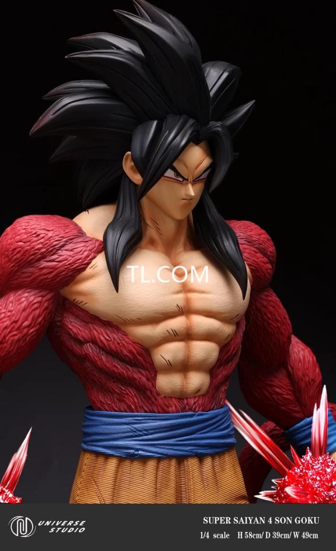 新品未開封『ドラコンボール』スーパーサイヤ人4孫悟空　ガレージキット スタチュー