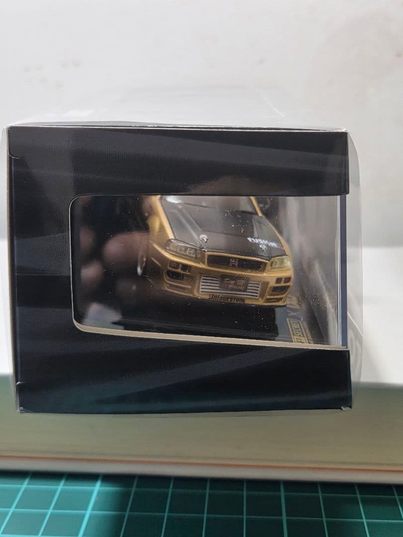 東京オートサロン限定TOP SECRET R34 Gold1/43　2個