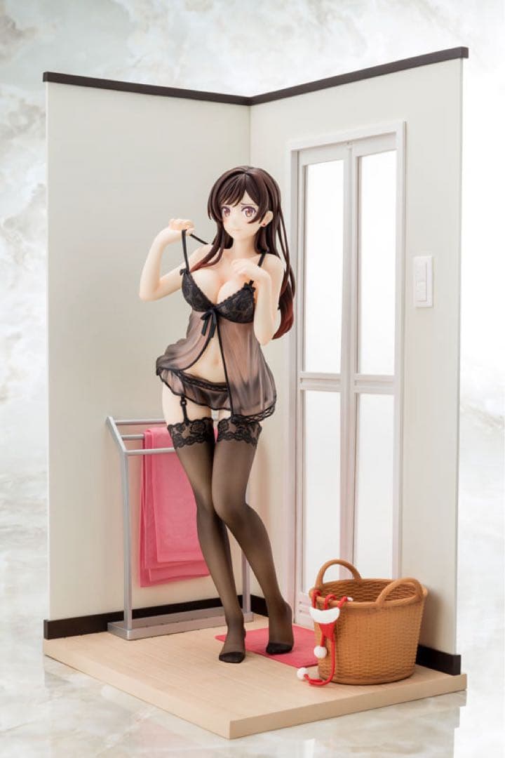かのかり　水原千鶴シースルーフィギュアとBIGアクスタ付きどちらも未開封品