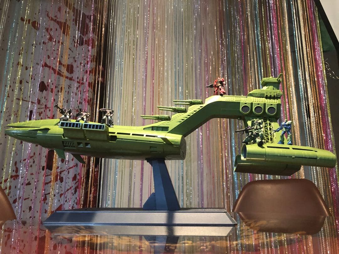 ムサイ　1/400 仮組　レアプラモデル　ガンダムコレクションNEO その1