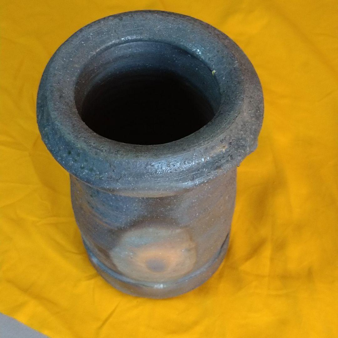 備前焼　浦上光弘作の花入