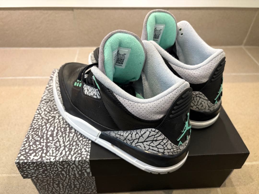 Nike エアジョーダン3 レトロ Green Glow 26.5cm