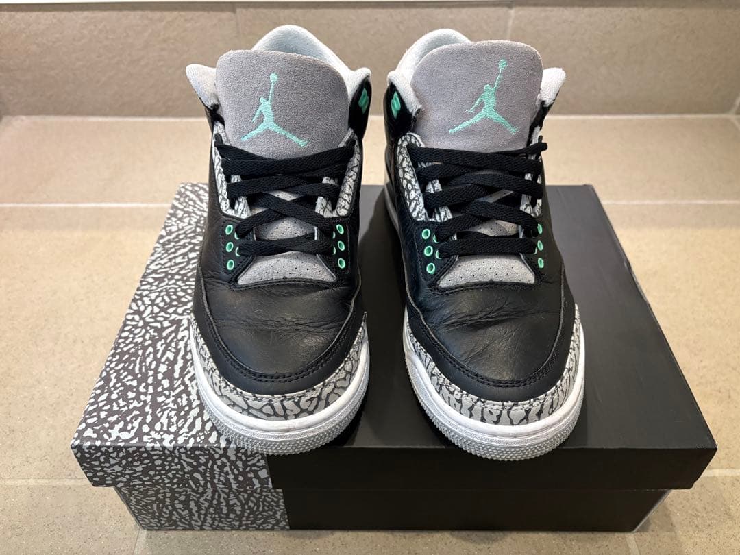 Nike エアジョーダン3 レトロ Green Glow 26.5cm