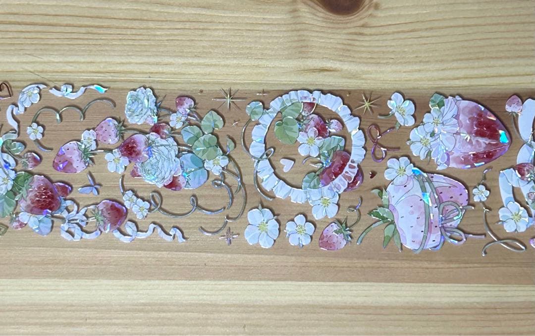 草苺季 海外マステ 切り売り