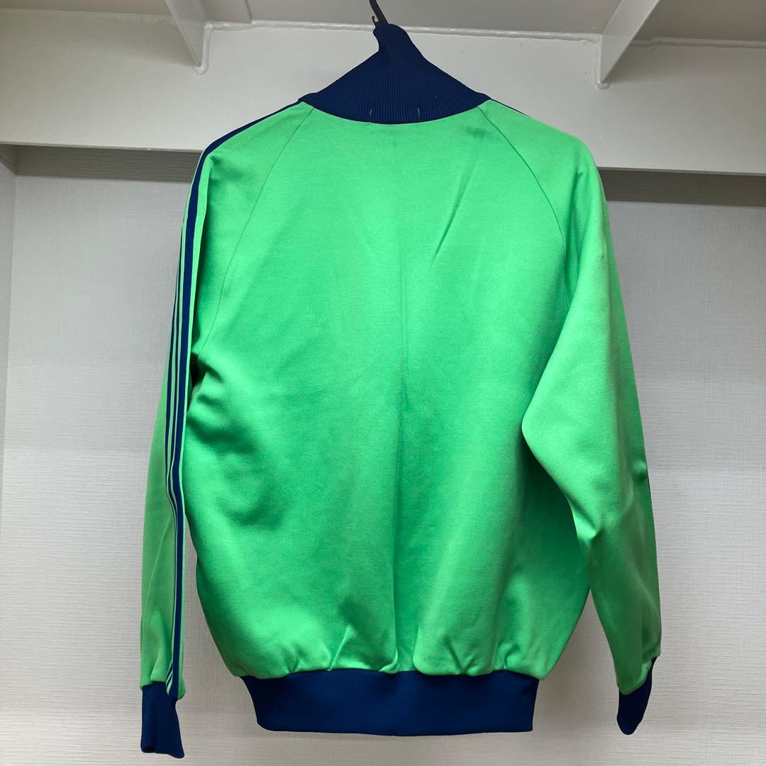 ⑱adidas トラックジャケット 5号70s 80s デサント製 グリーン