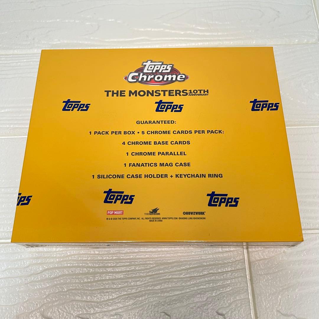 【新品未開封】Topps Chrome 10周年記念ボックス ラブブ 1BOX