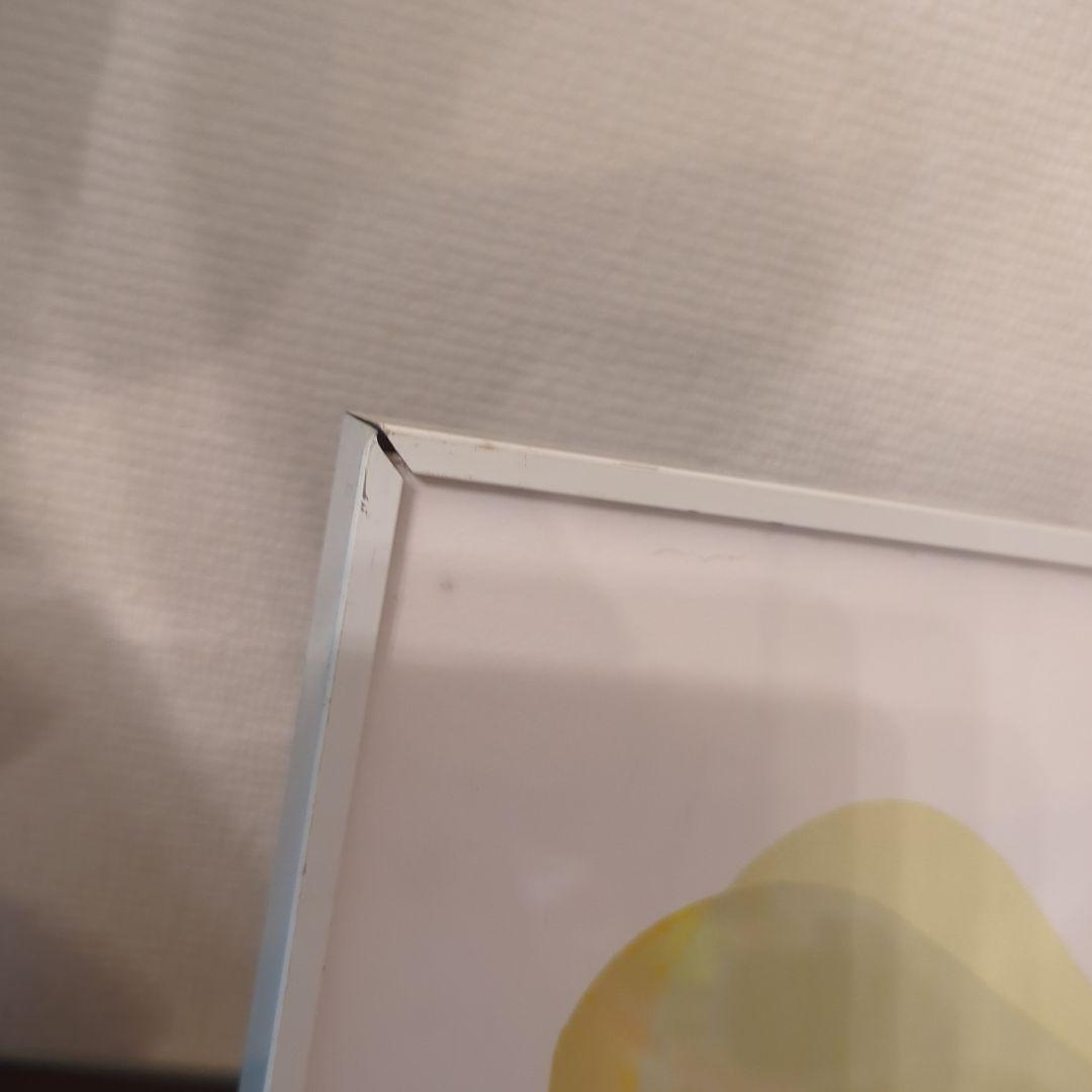 3/15 stretching yellow 1 絵画　28✕74.5　アート