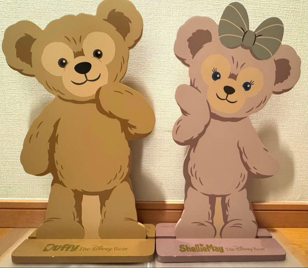 ディズニーシー ダッフィー＆シェリーメイ オリジナルウッドボード