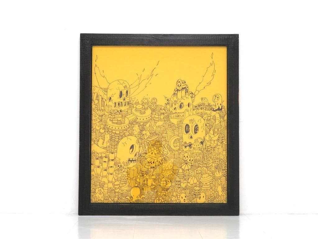 高橋信雅 イエローファイブ　現代アート　芸術　絵画