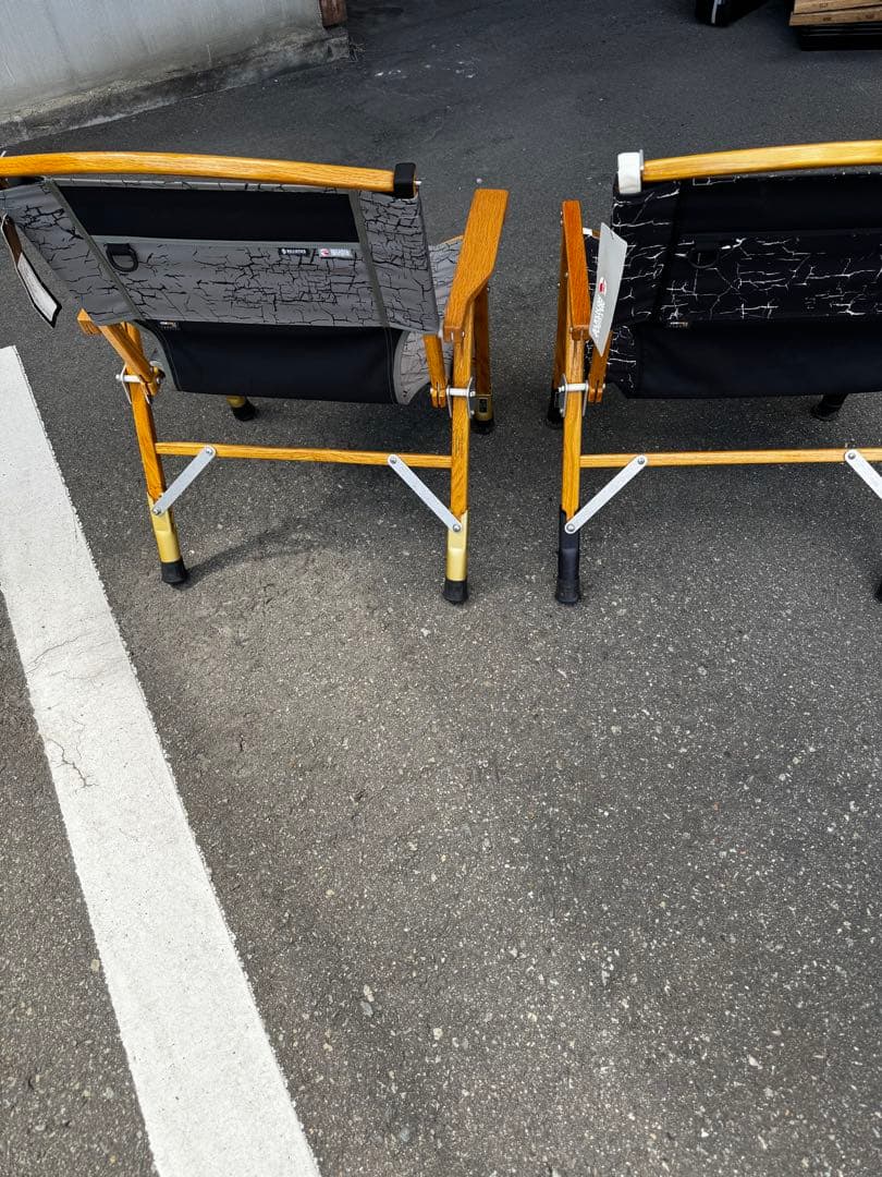 カーミットチェア二脚セットシート張り替え済みノビタ付き