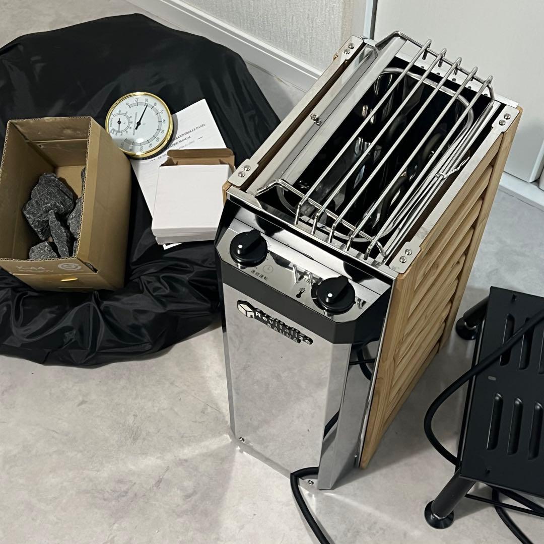 【ほぼ新品】おうちDEサウナ リッチ 2人用テント +ストーブ1基