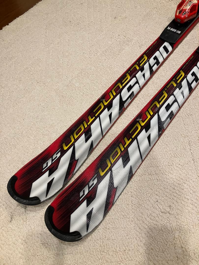 オガサカ　TC-SG 165cm スキー板 プレートRC 600 FL