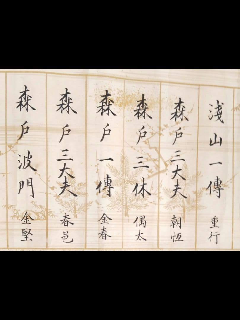 浅山一伝流 巻物 古文書　「6/30までの出品」