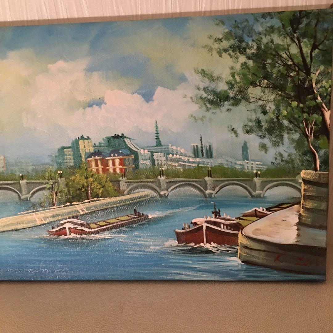 油絵手描き作品4号作品