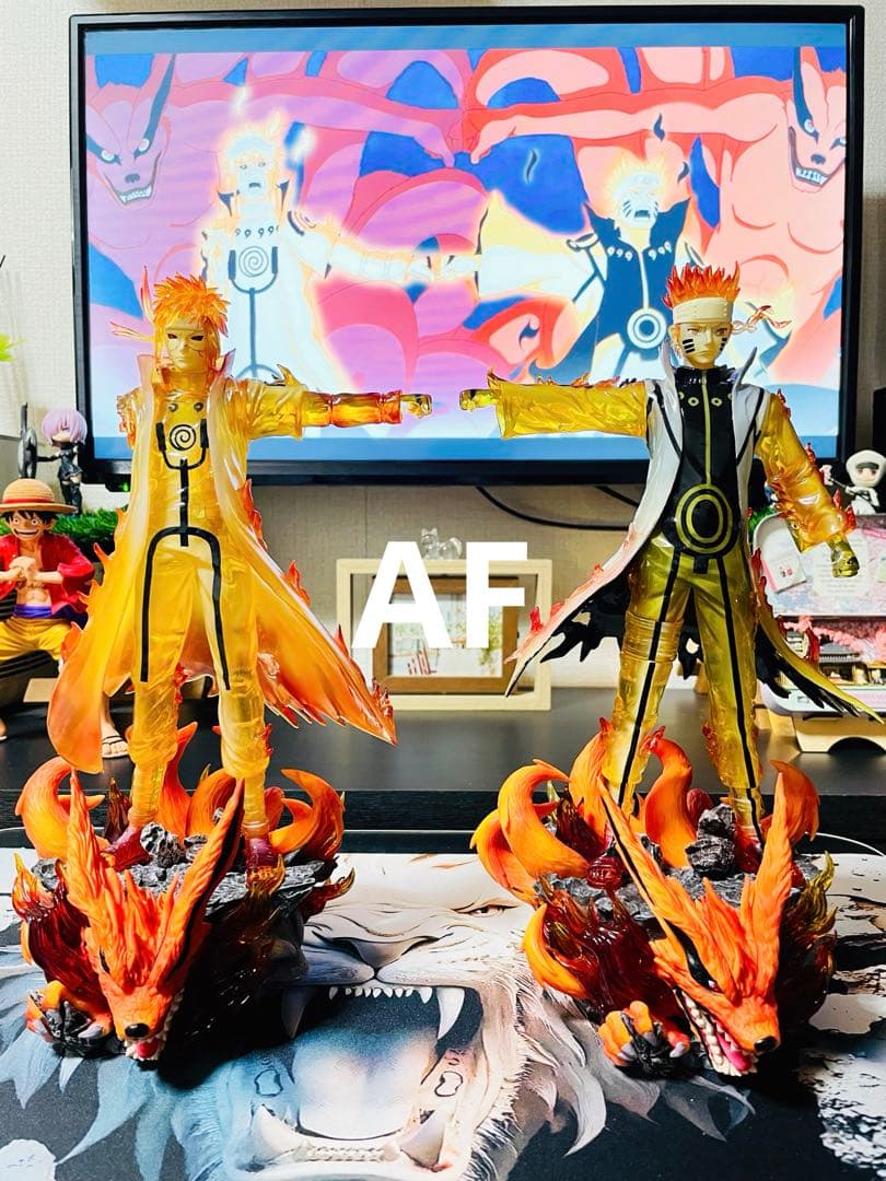 32cm うずまきナルト 波風ミナト 九尾 フィギュア 九喇嘛モード 2セット