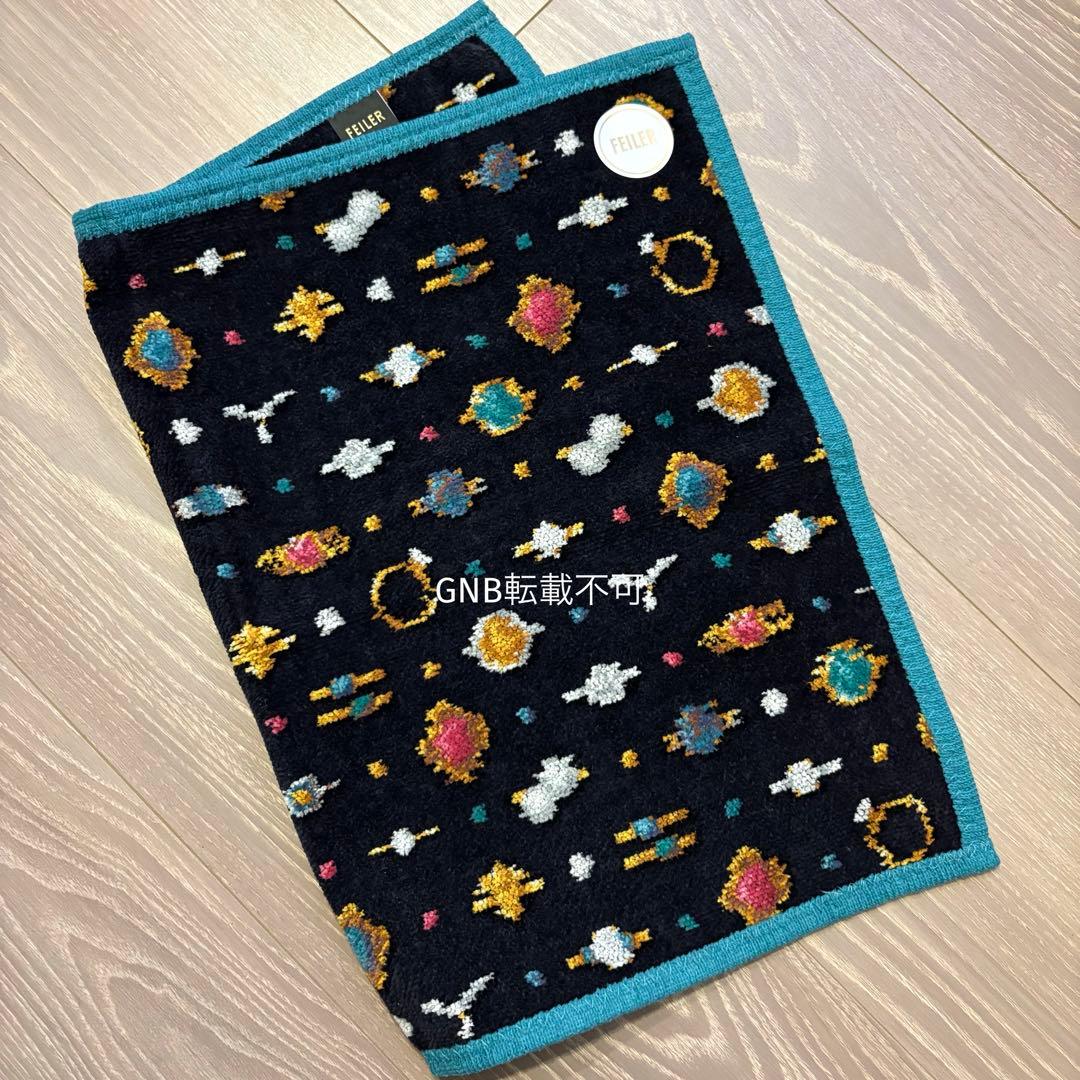 新品フェイラーシンスジュエリー柄ゲストタオルハンカチ