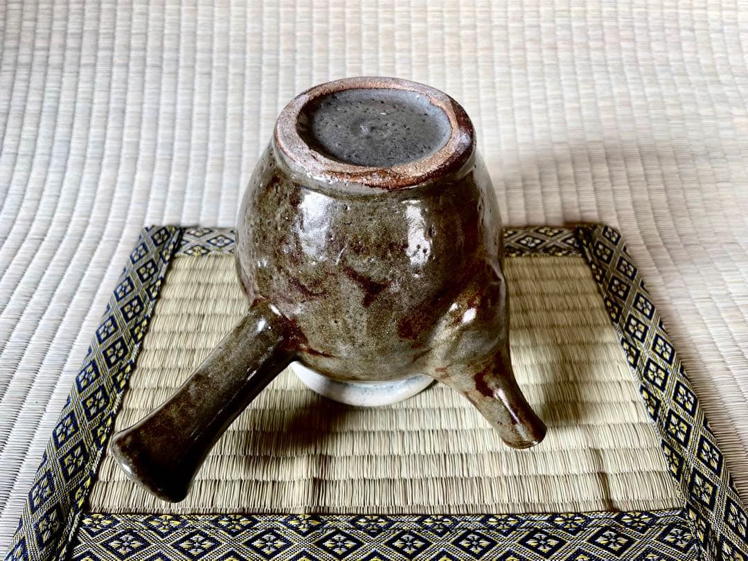 浜田庄司　鉄砂急須