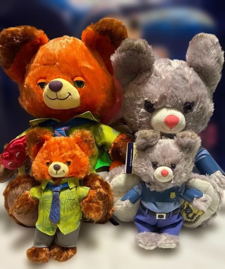 ディズニーストア ユニベアシティ ズートピア ニック ジュディ ぬいぐるみセット