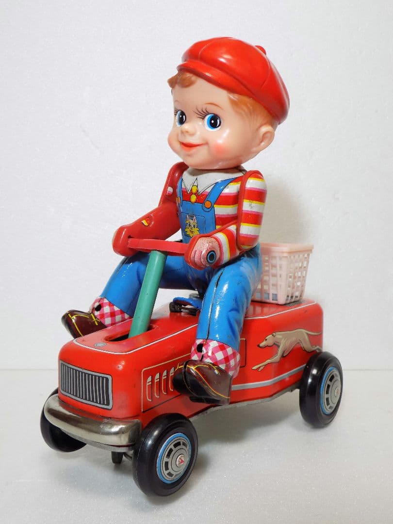 ✨️マスダヤ ブリキ　電動【ちびっこ HAND CAR 】☆動作品