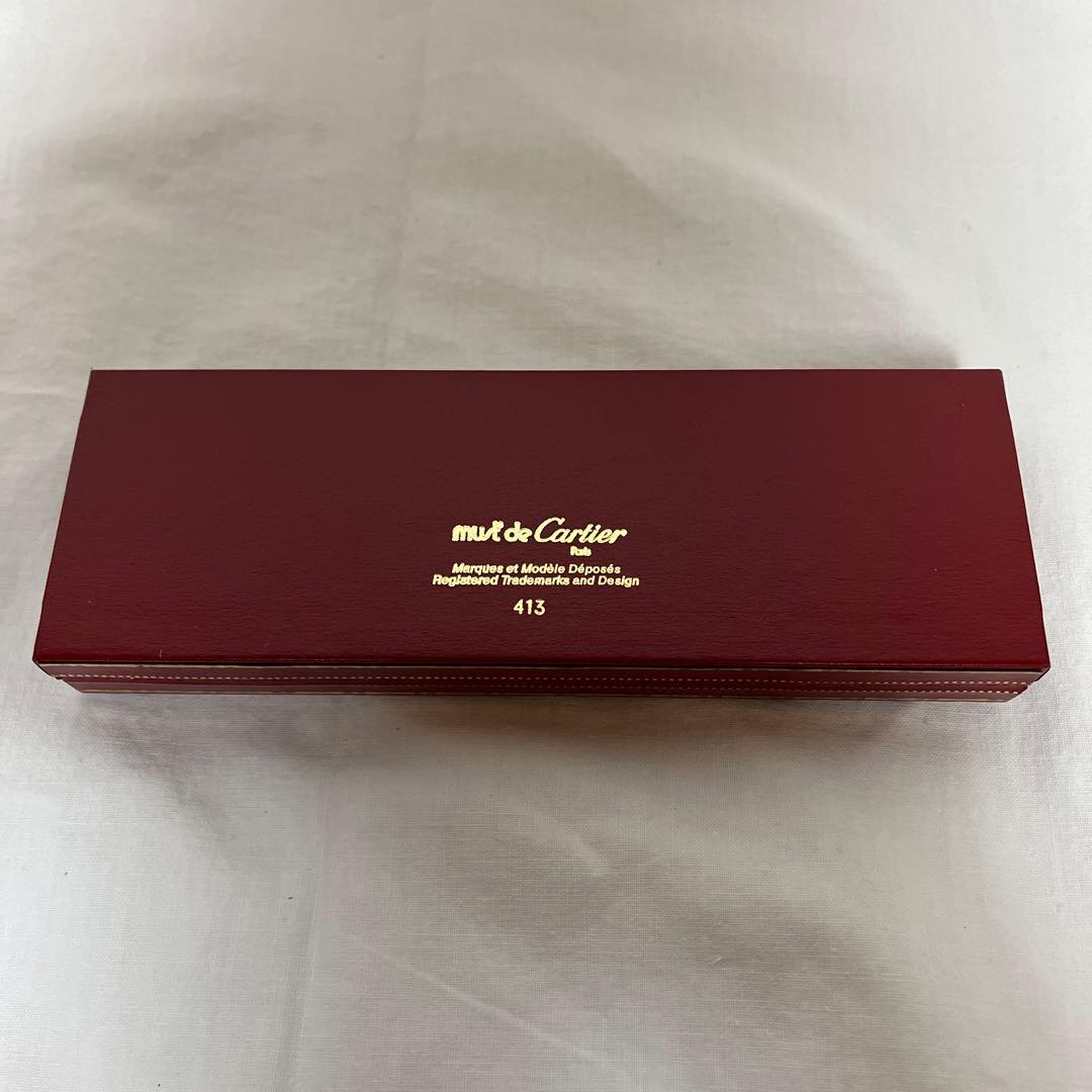 未開封品 must de Cartier カルティエ ボールペン シルバー高島屋