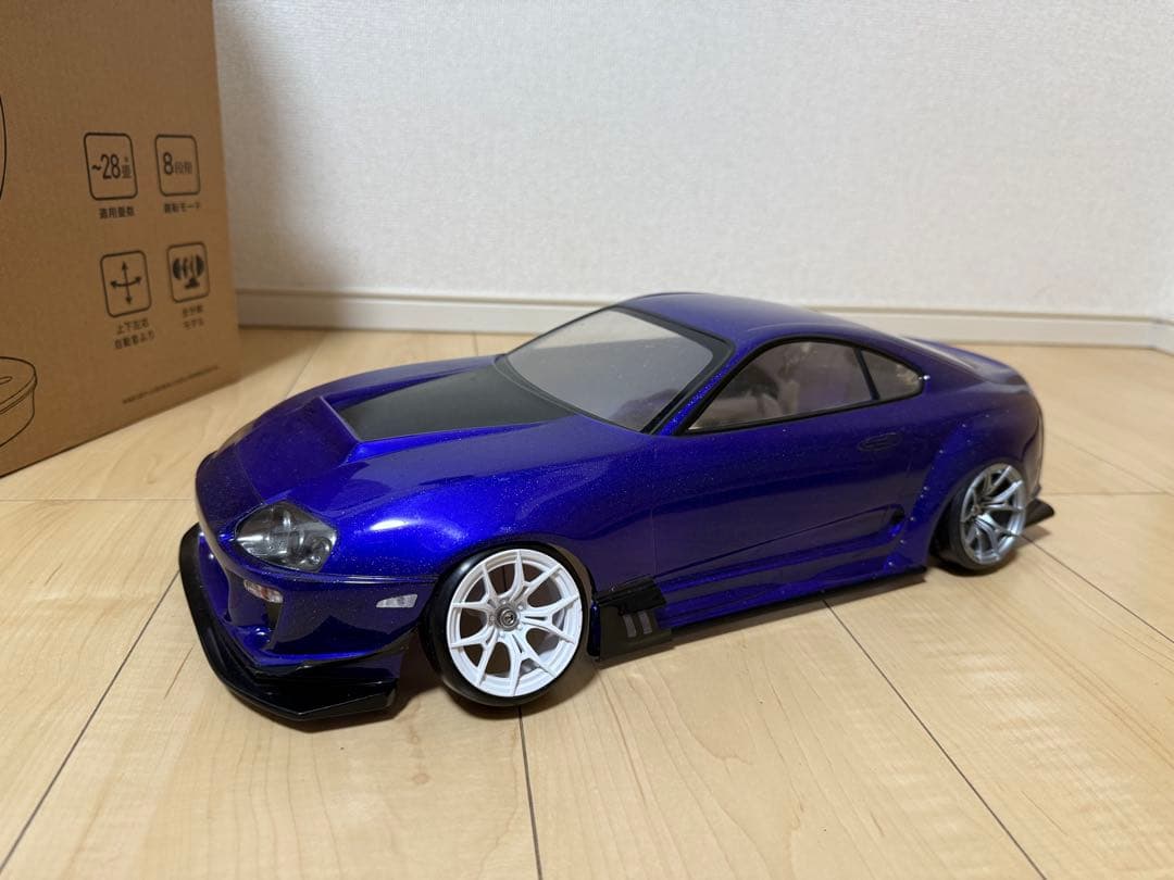 80スープラ　ラジコン　ボディ　ドリフト