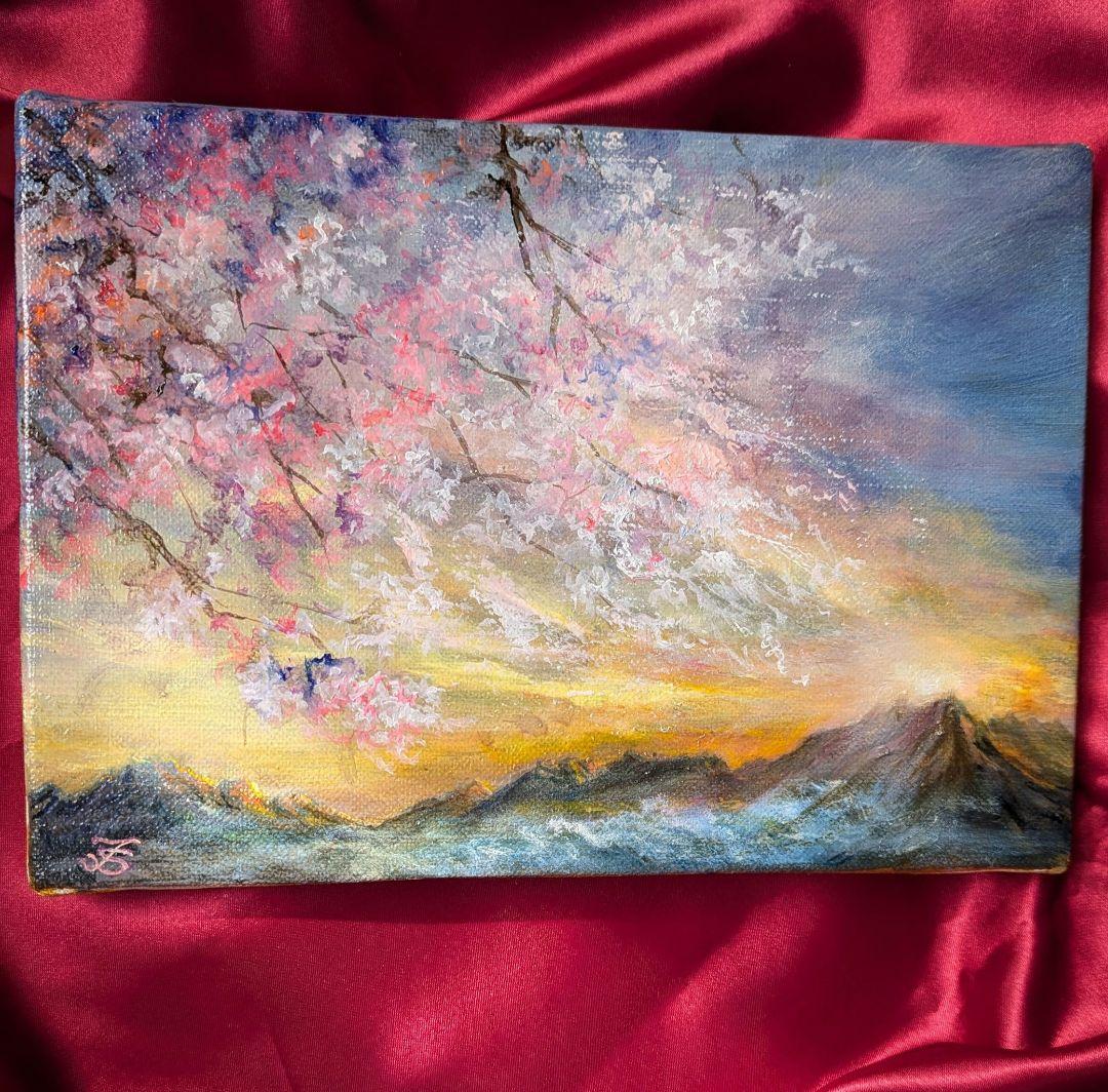 油絵　風景画【1点物】画家本人出品painterTMK真筆　SMキャンバス