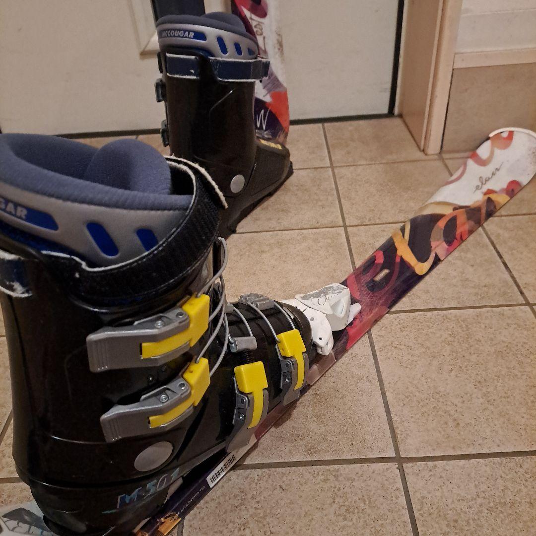 エラン スキー ピンク/ ビンディング付き