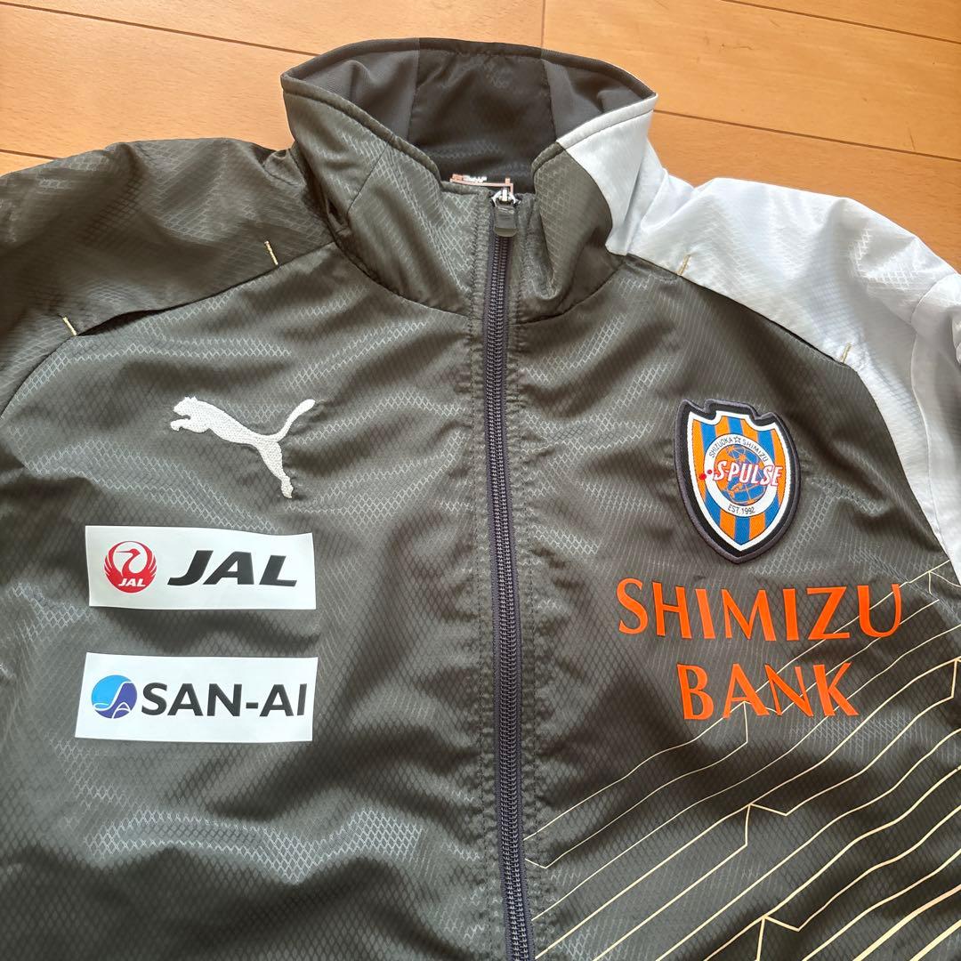 清水エスパルスPuma ウィンドブレーカー グレー/ブラック　Mサイズ
