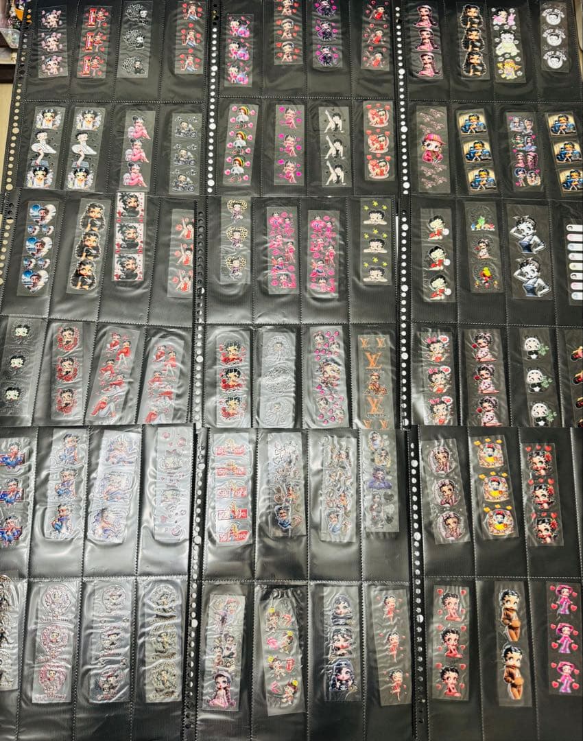ベティ　転写シール　大量セット　ペンラ　ハーフ　カプラ　約700枚
