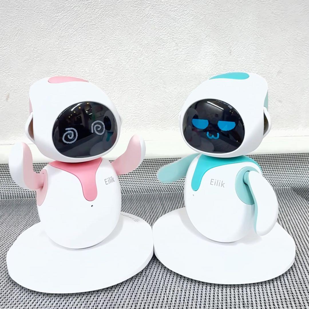卓上コンパニオンロボットEilikアイリック ピンク＆ブルー 2体セット・正規品