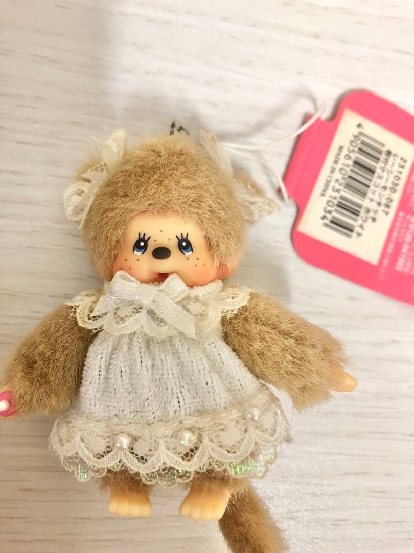 レーシーモンチッチ ぬいぐるみSサイズ　携帯マスコット　ホワイトセット　激レア