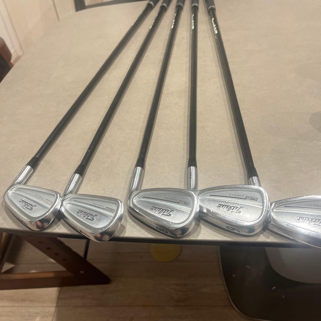 Titleist 714cb アイアンセット オニキスブラック105