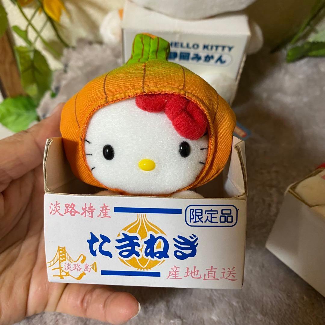 希少　ご当地キティたまねぎ静岡みかん静岡いちごぬいぐるみキーホルダーまとめ