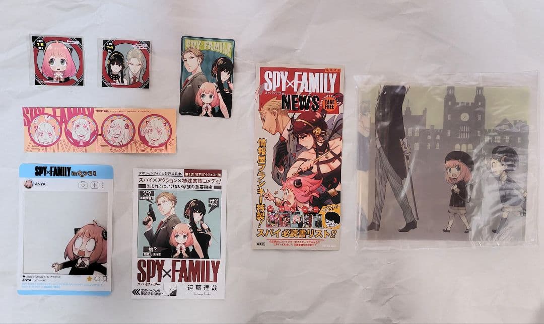 SPY×FAMILY 1〜12巻、小説 特典付き
