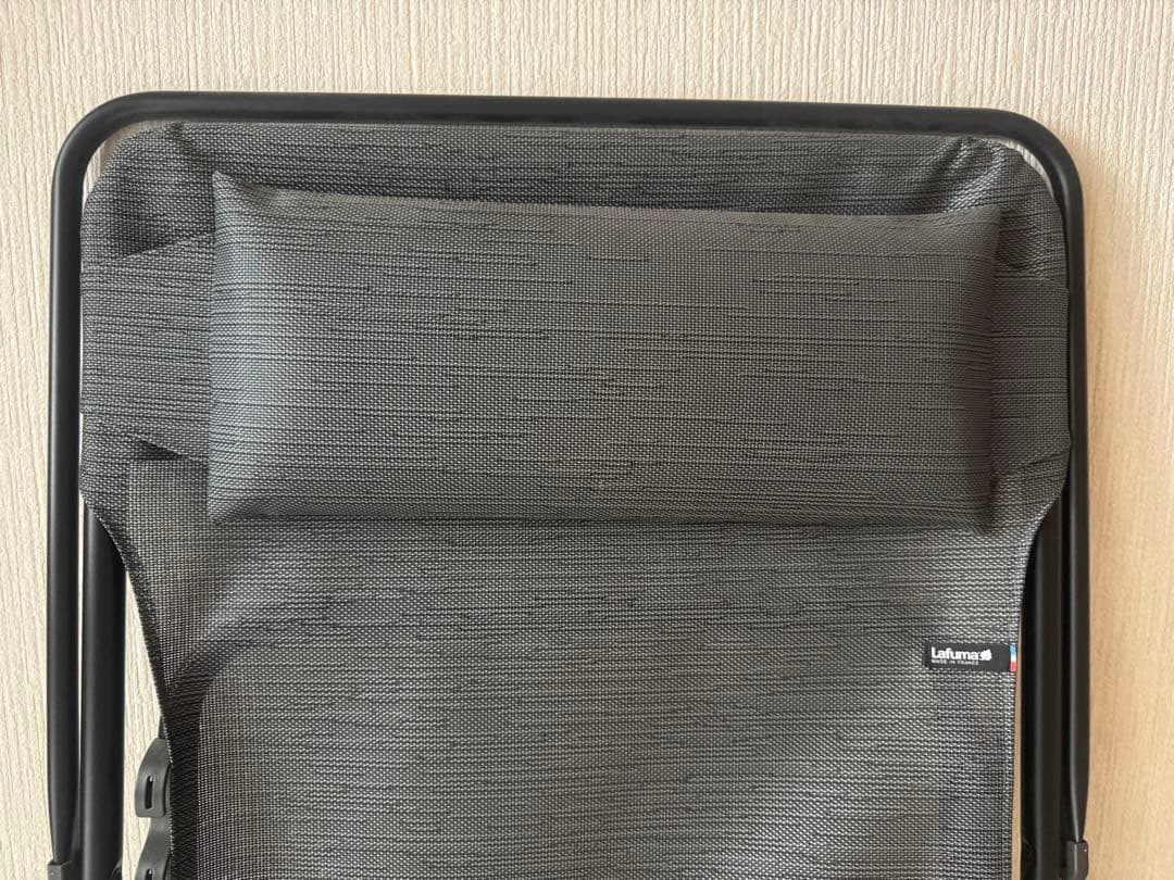 ラフマ(Lafuma) マキシトランザットプラス デッキチェア ブラック
